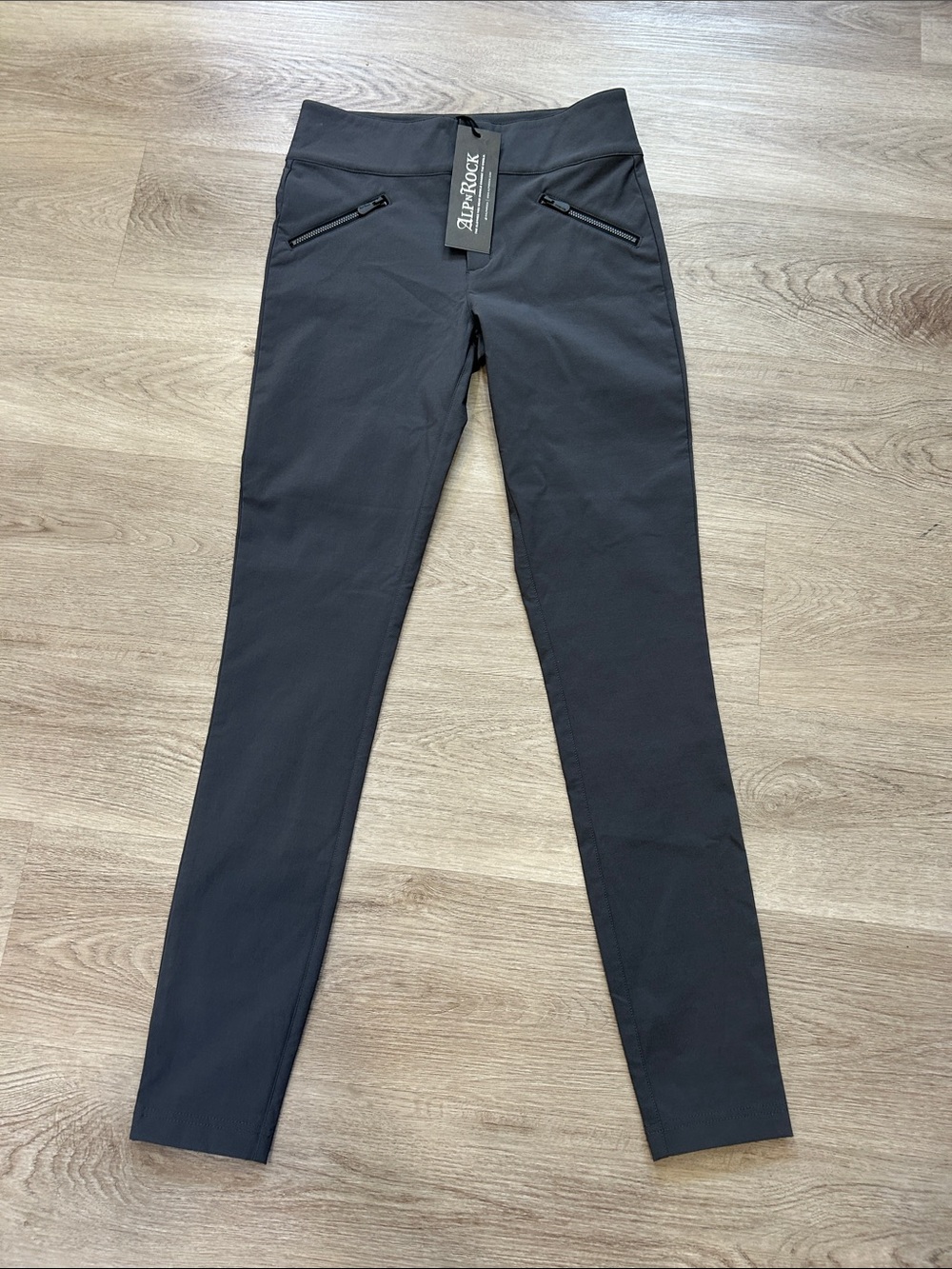 Alp-n-Rock charcoal Geneva techno skinny pants